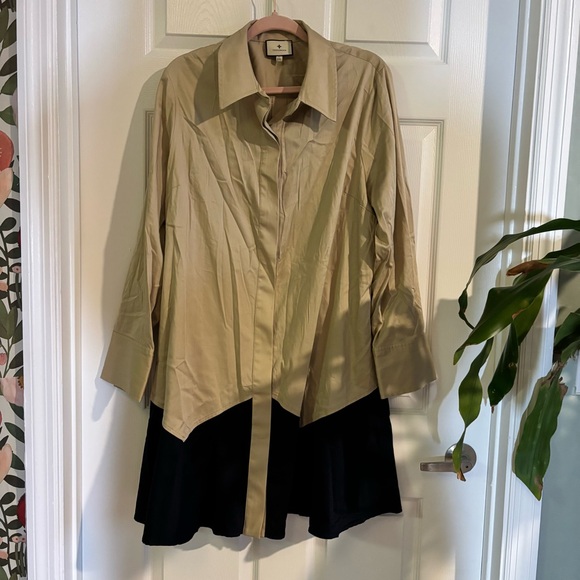 TUCKERNUCK Sand Roux Mini Long Sleeve Classic Chic Dress Size XXL - Picture 5 of 9